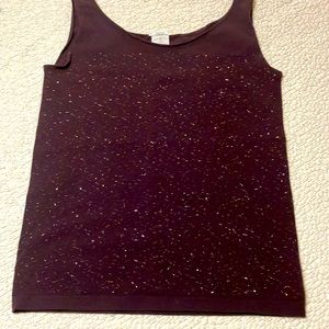Purple sparkle Wolford tank